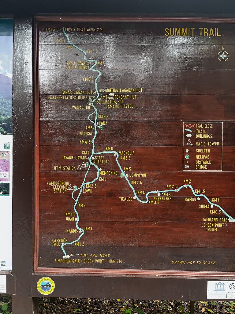 Doen: beklim Mount Kinabalu! 4 Mount Kinabalu Route Borneo