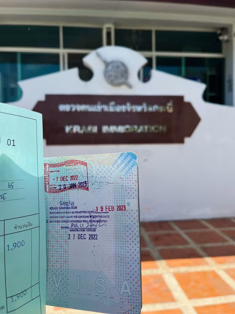 Immigration Thailand verlengen visum 2