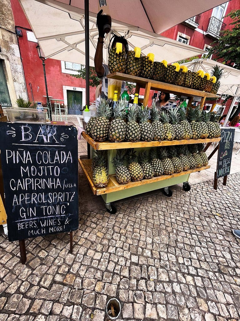 The best vegan restaurants in Lisbon 9 Pineapple cocktail