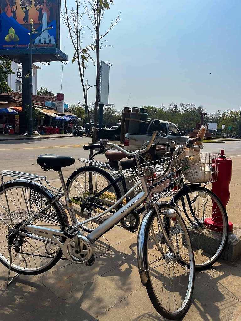 Fiets in Siem Reap