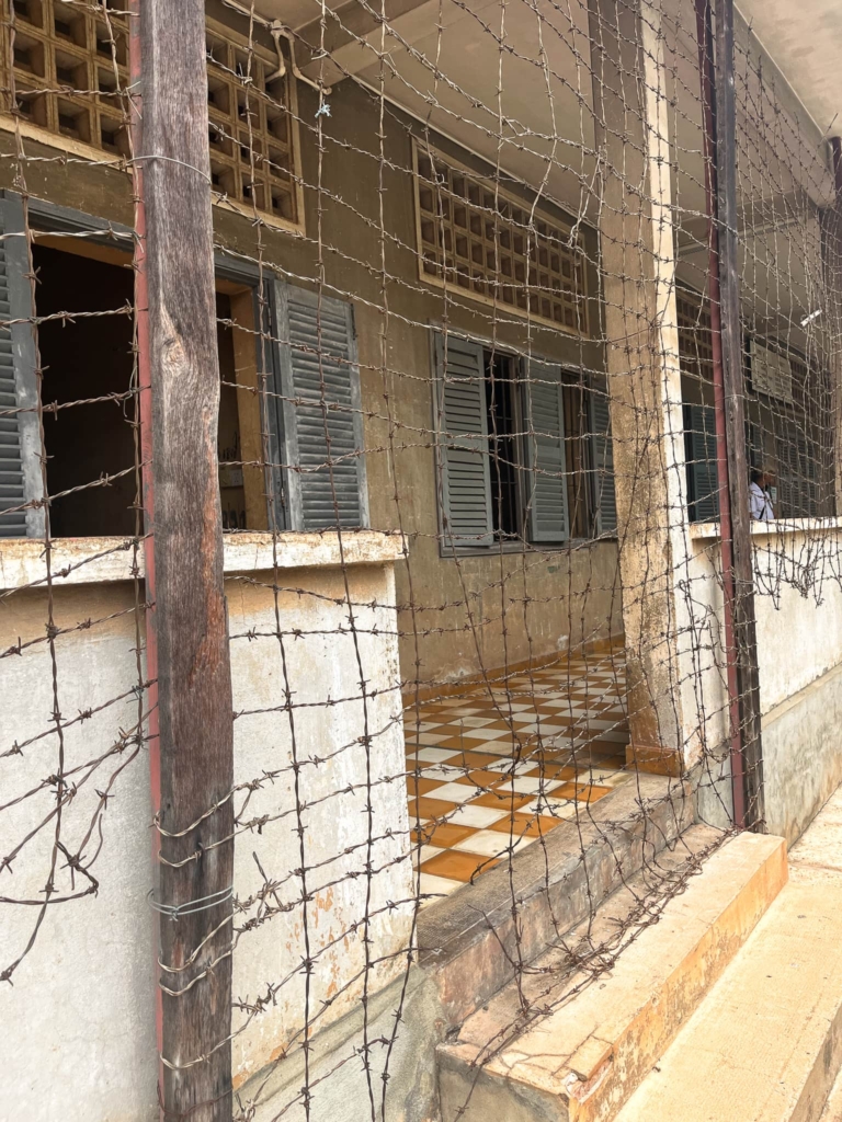 De S21 Tuol Sleng gevangenis en de Choeung Ek Killing Fields in Phnom Penh 3 Gevangenis S21 Phnom Penh