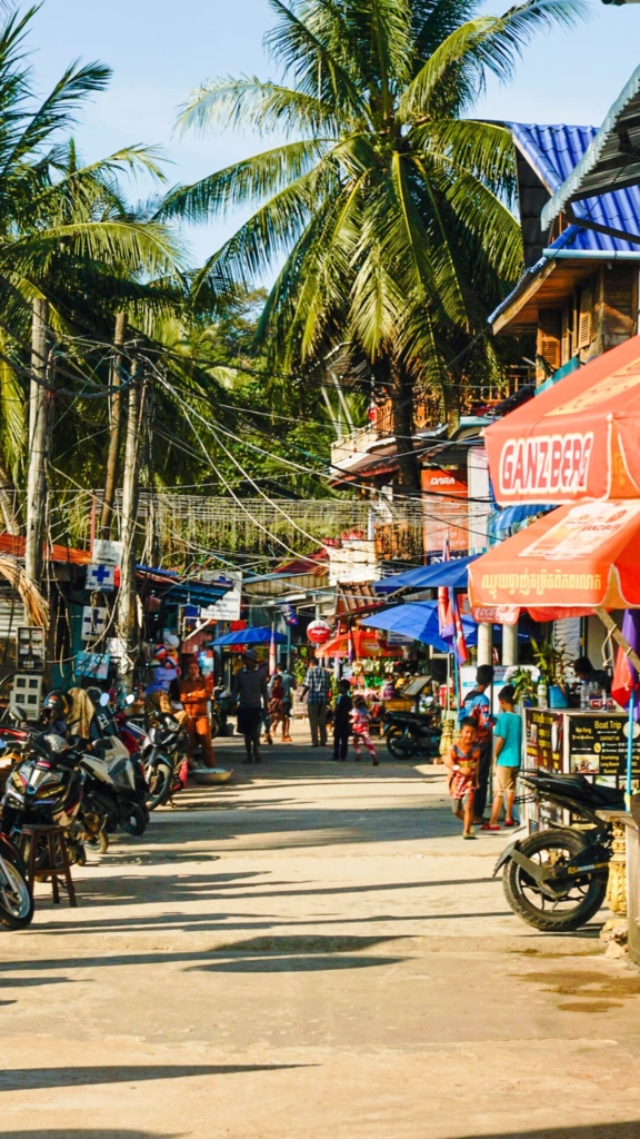 Street scene Koh Rong