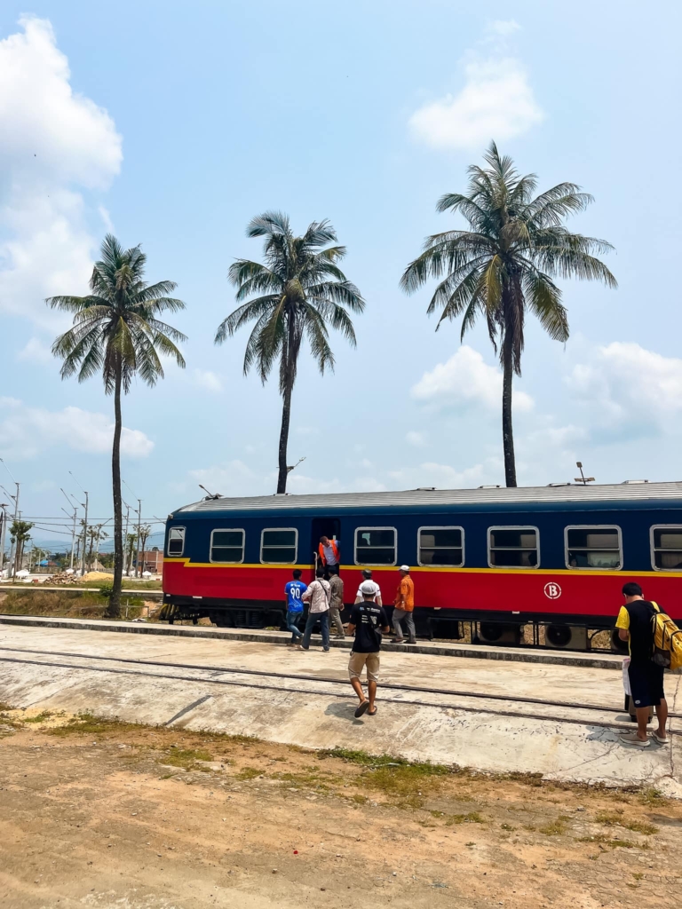 From Koh Rong to Kampot 2 Trains in Cambodia