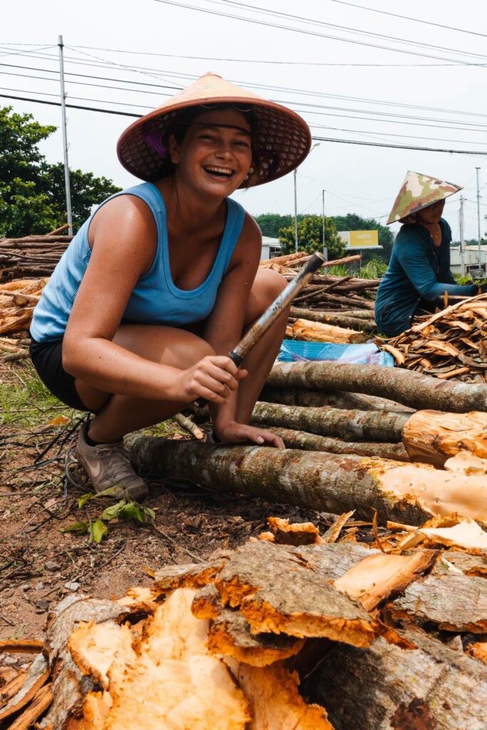 Vietnam travel itinerary 4 weeks 11 Logging Easyrider tour