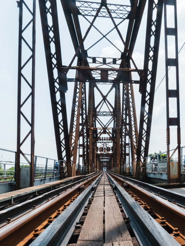 Northern Vietnam itinerary 3 weeks 4 Hanoi Train Bridge