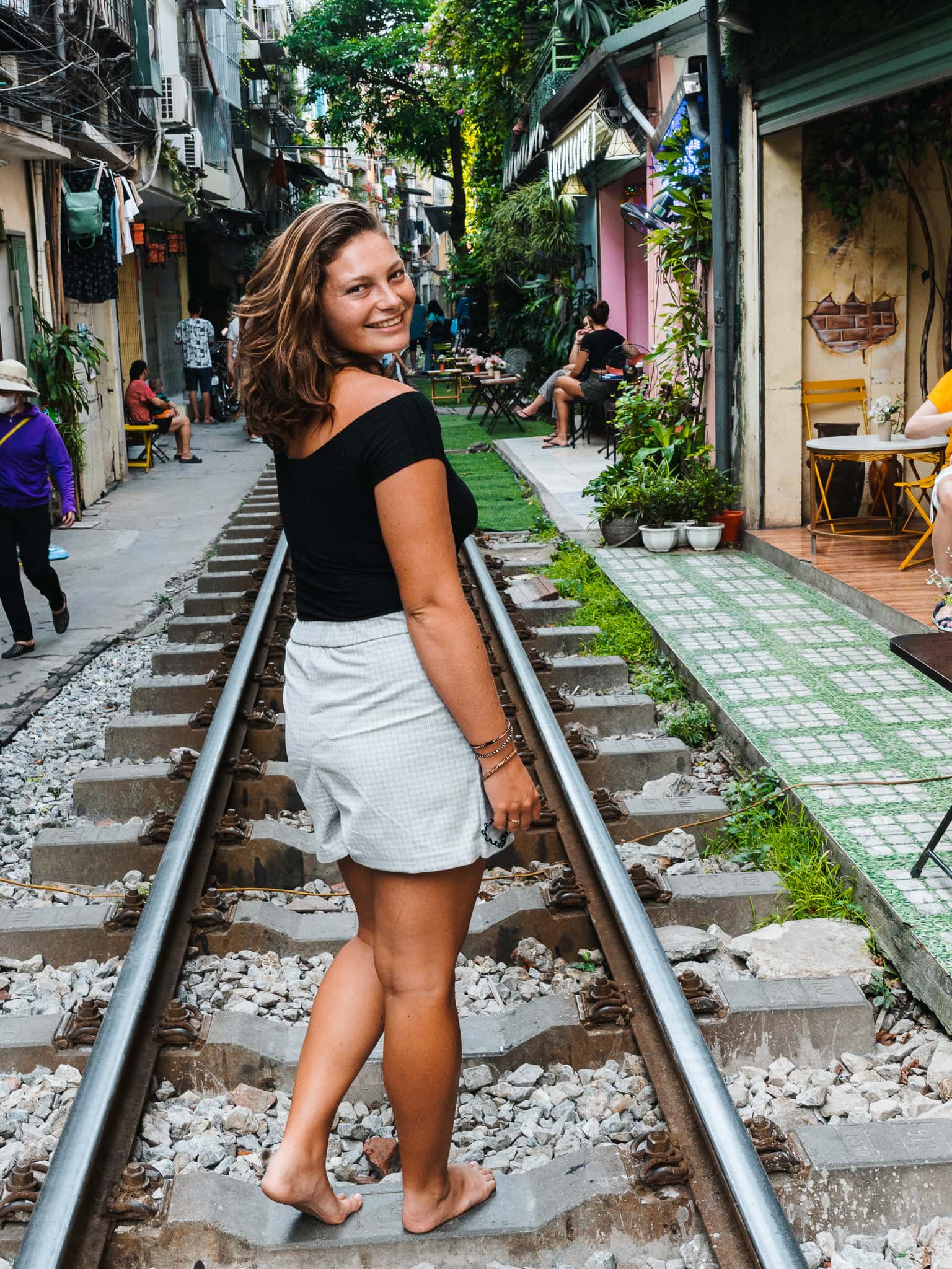 Vietnam travel itinerary 4 weeks 40 Hanoi Train Street