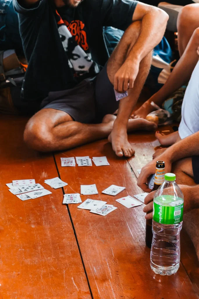 Playing games on the slow boat