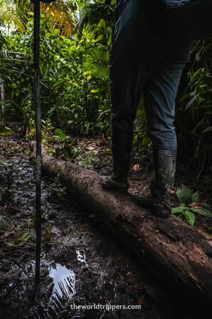 Bucketlist: bezoek de Mentawai stam en leef in de jungle in Siberut, Sumatra 19 Mud in the jungle