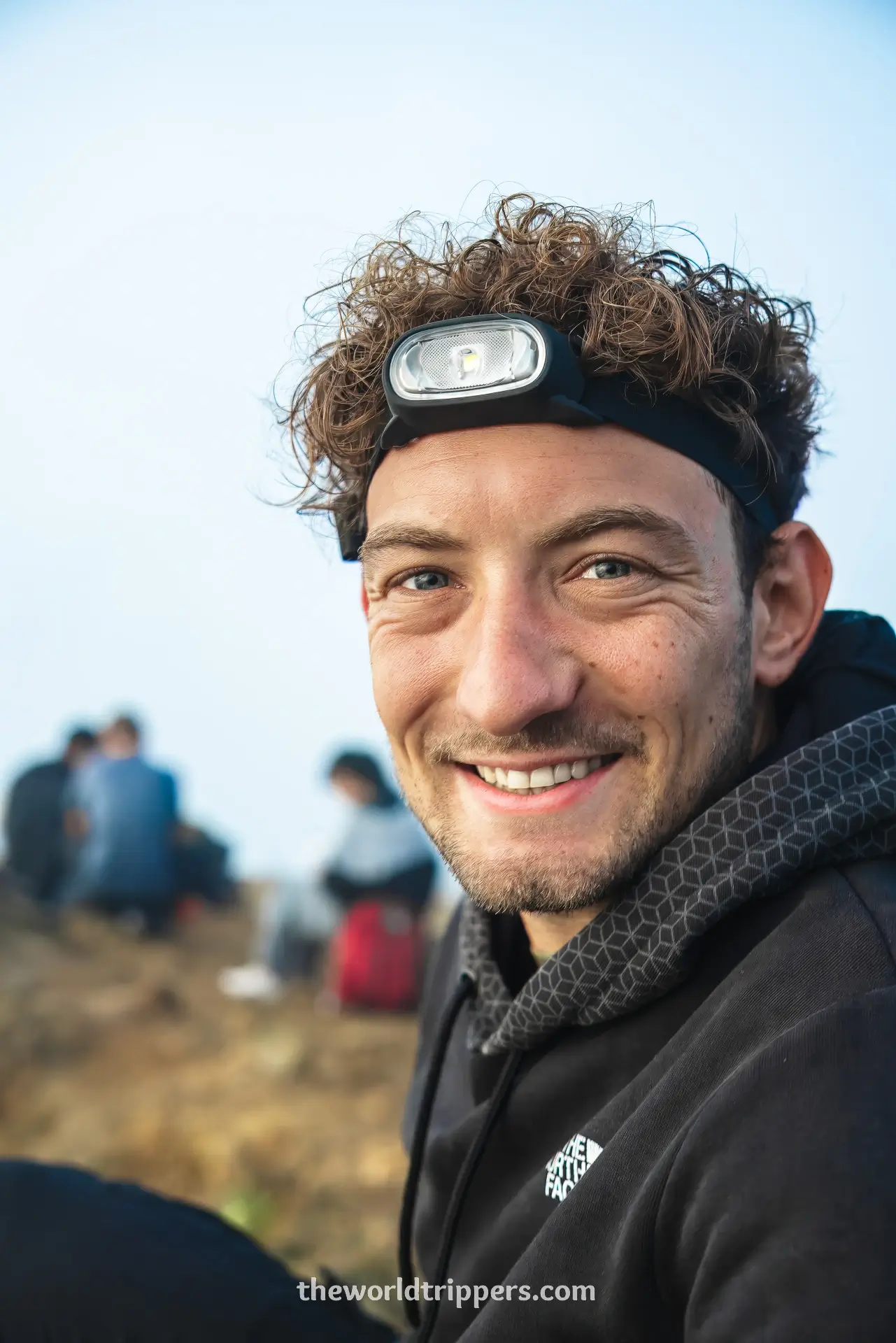 Leon on the Sibayak Vulcano Leon on the Sibayak Vulcano