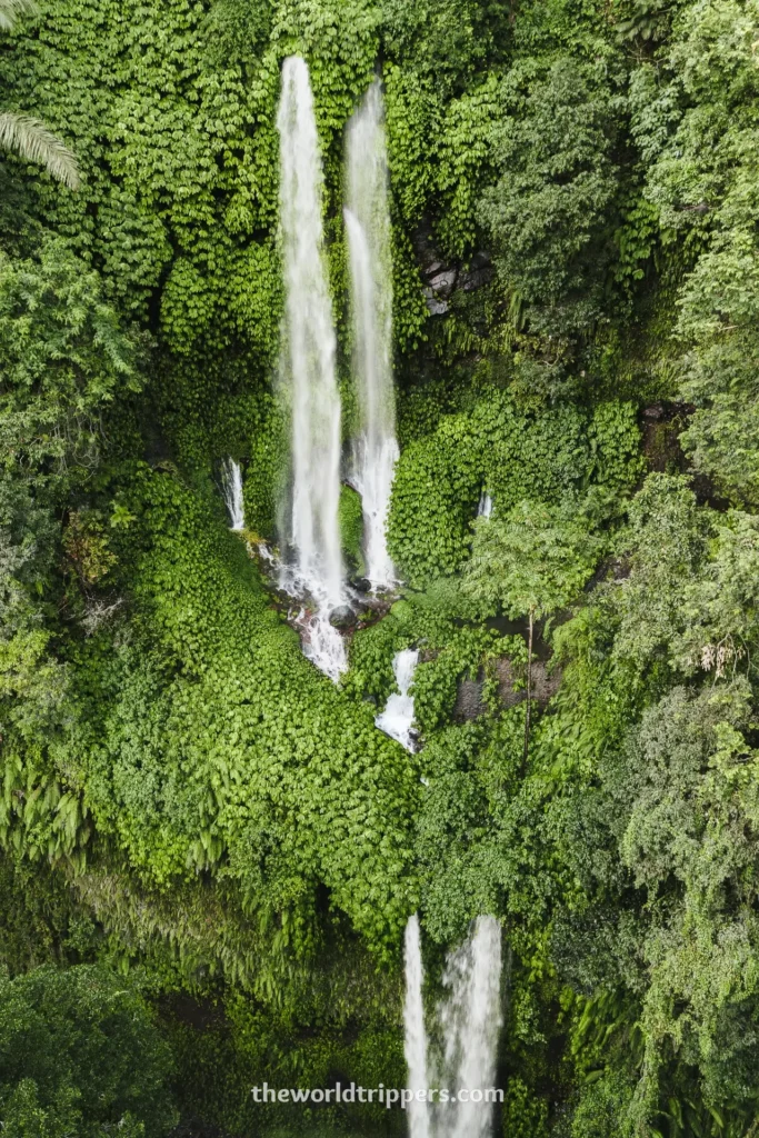 Lombok loop: scooter in 4 of 5 dagen rond Lombok! 19 Sendang Gile Waterfall