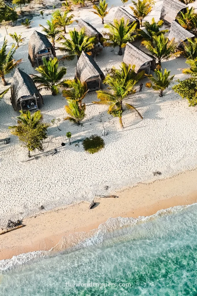 Le Pirate island from air