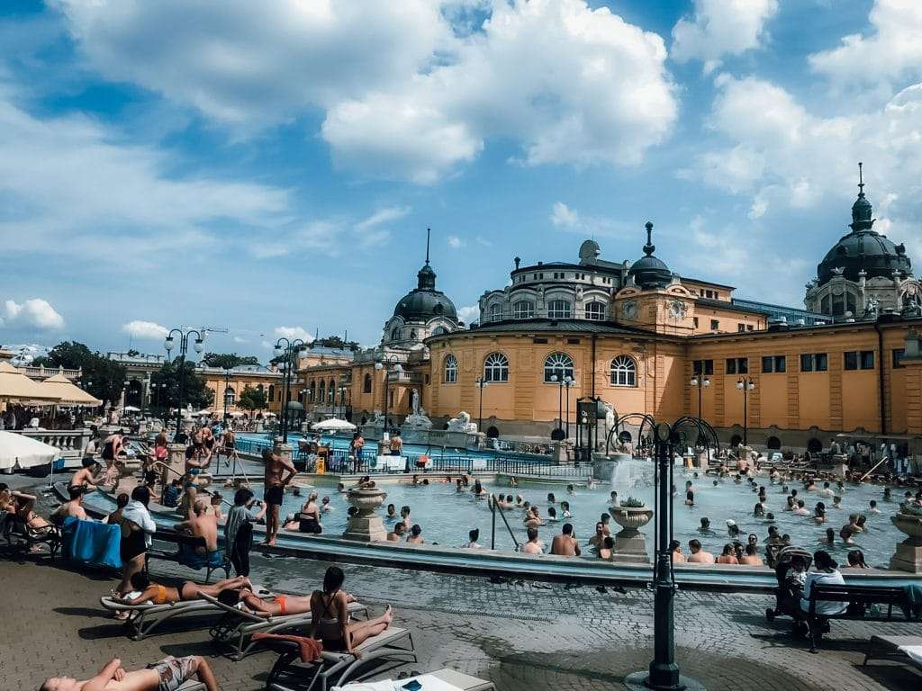 Szechenyibaths Budapest Hungary